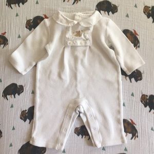 Janie and Jack White Honey Bear Layette - unisex